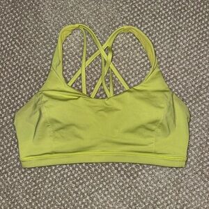 Lululemon yellow size 10 sports bra